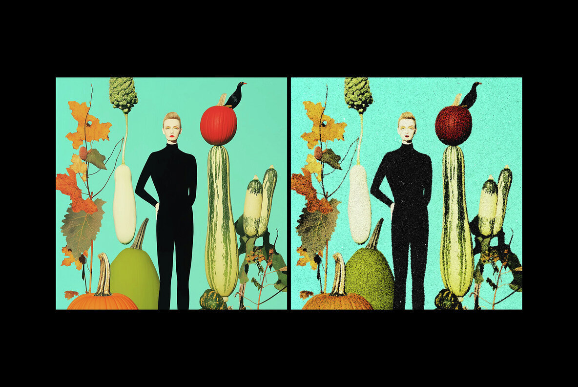 Grain Print Effect 2