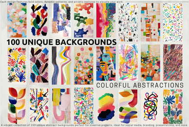 Colorful Abstractions 100 Unique Backgrounds