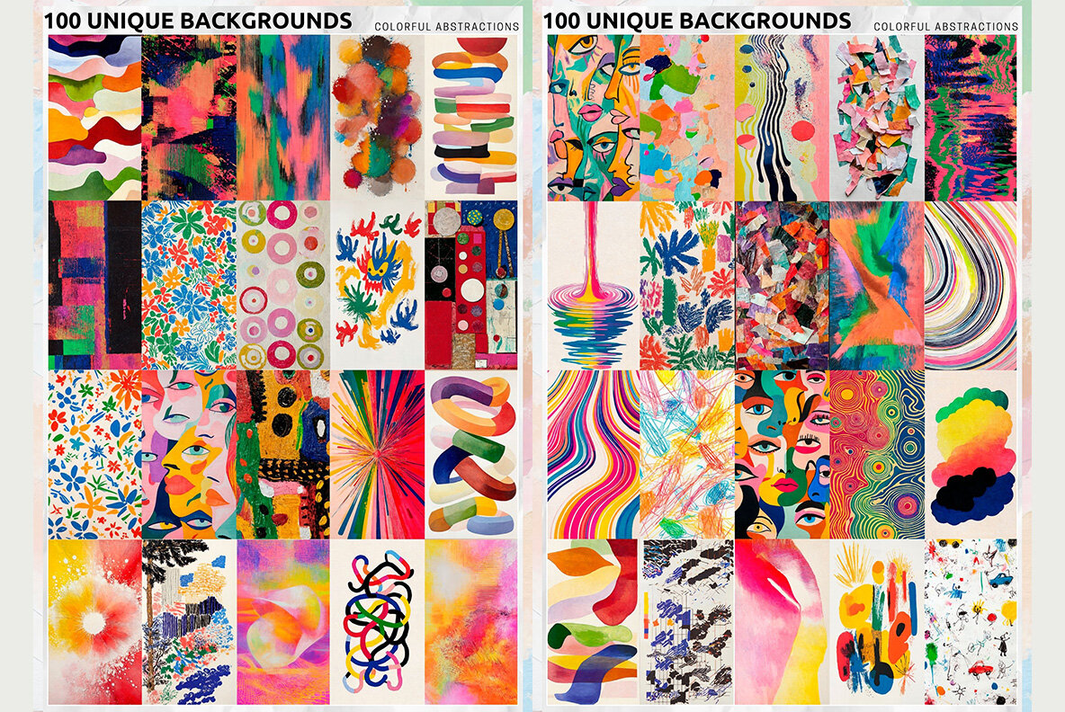 Colorful Abstractions 100 Unique Backgrounds 4