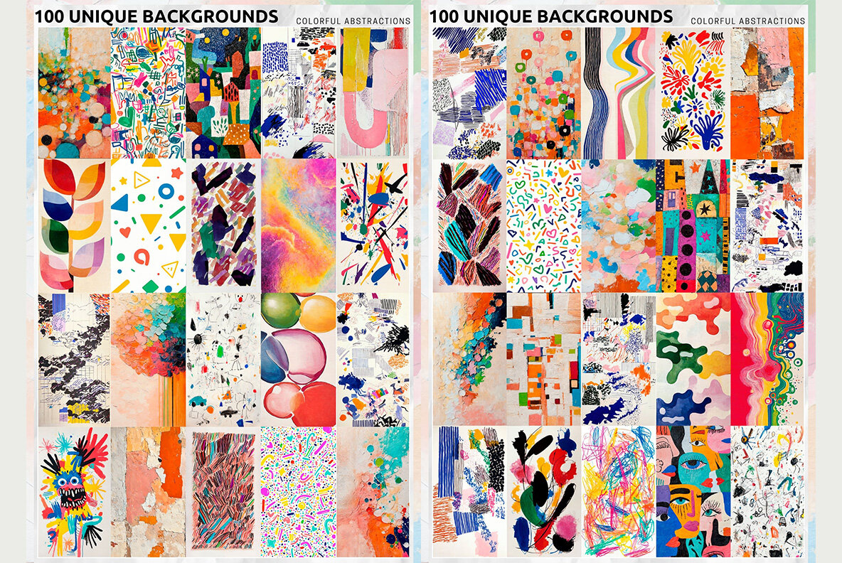 Colorful Abstractions 100 Unique Backgrounds 6