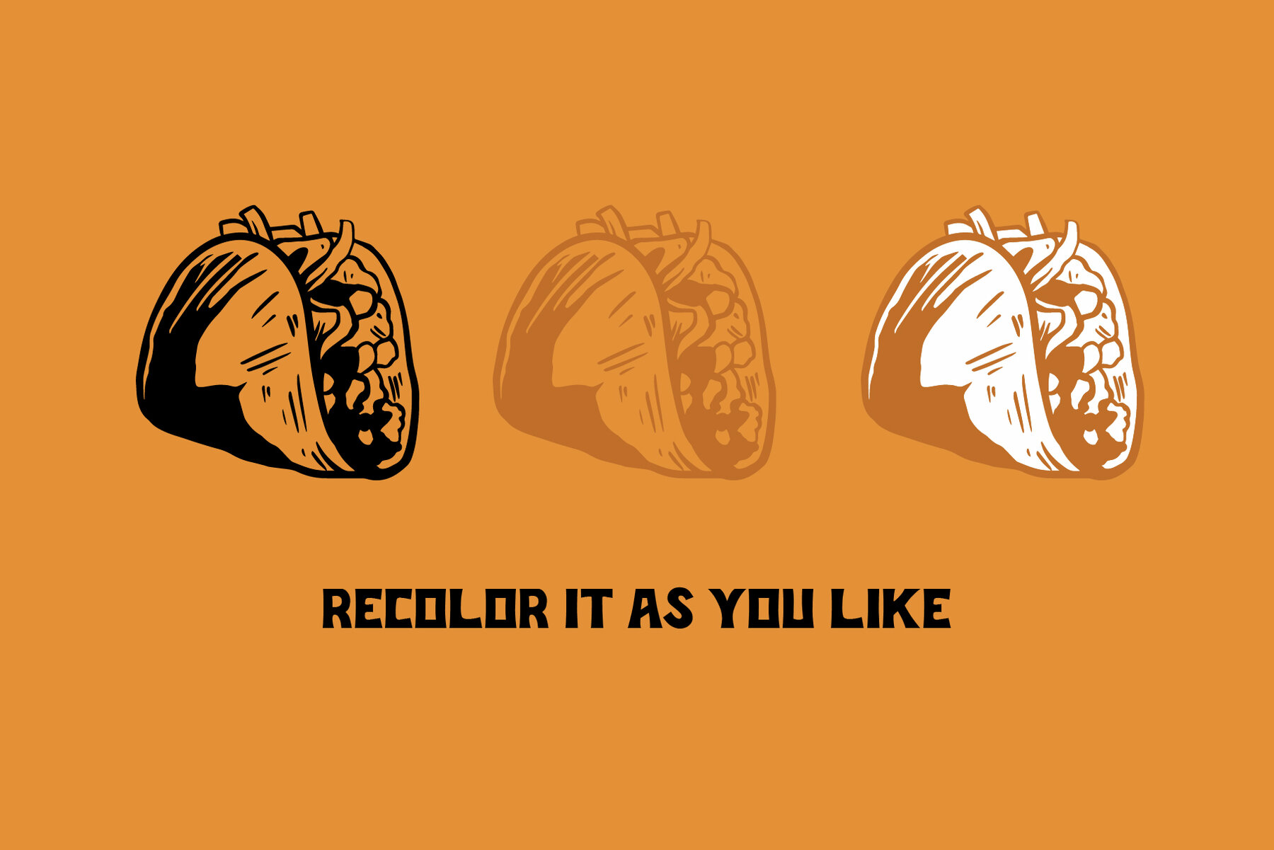 Hand Drawn Fast Food Illustration Graphic 5