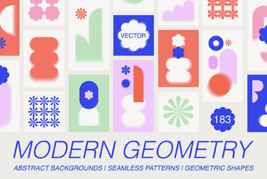 Modern Geometry Prints and Patterns