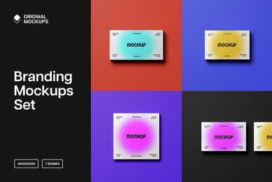 Branding Stationery Mockups Set