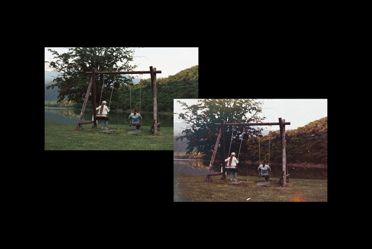 Retro Film Template Effect 2