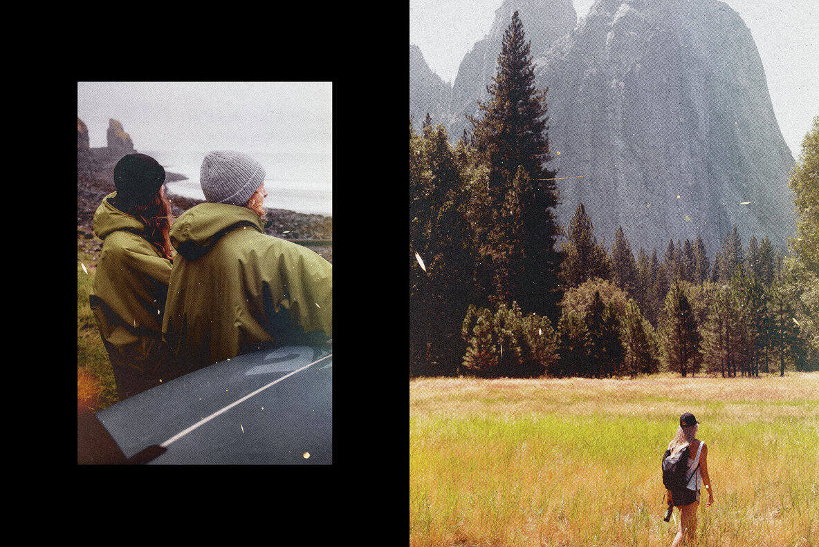 Retro Film Template Effect 4