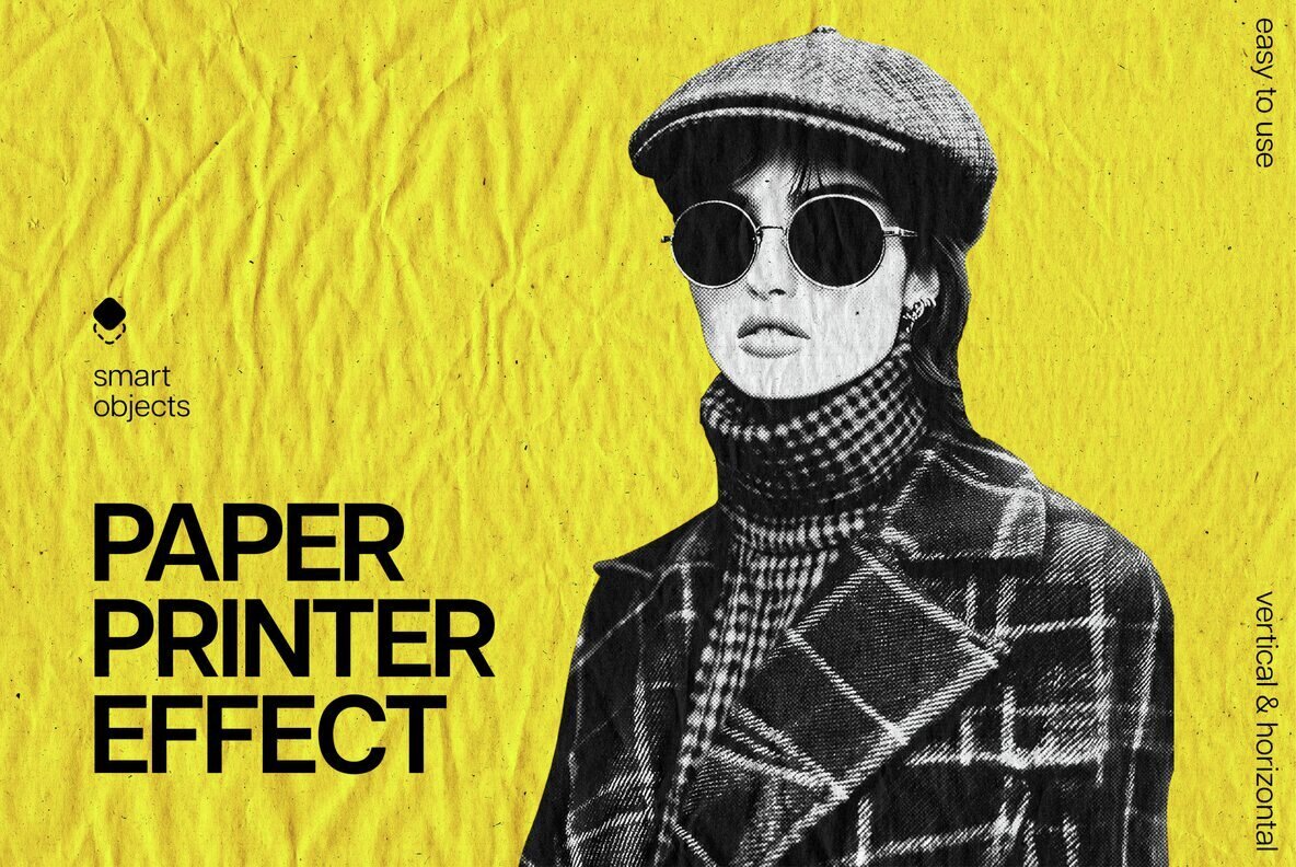 Paper Printer Photo Template 1