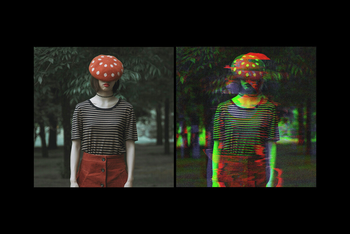 Glitch Photo Effect Template 2
