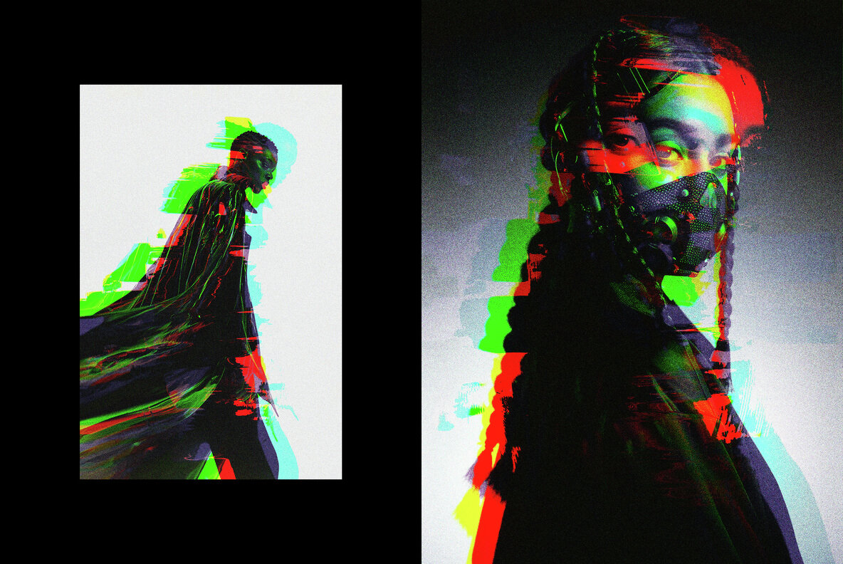 Glitch Photo Effect Template 4