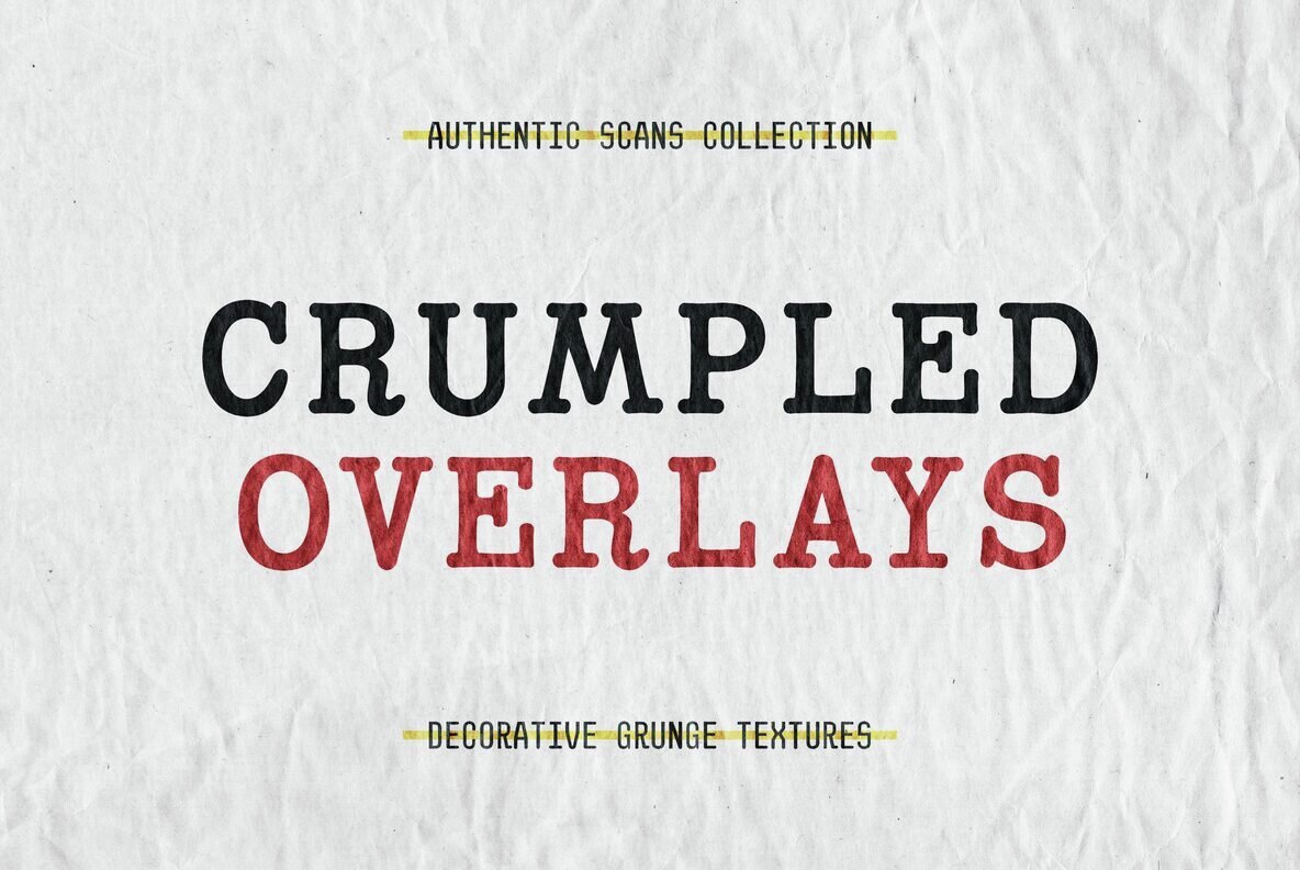 Crumpled Paper Textures Collection 1