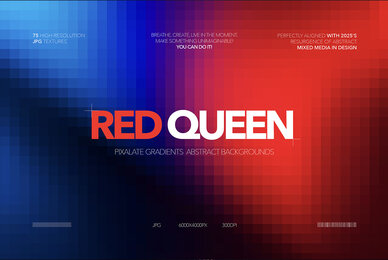 Red Queen Pixalate Gradients