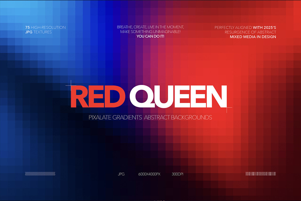 Red Queen Pixalate Gradients 1