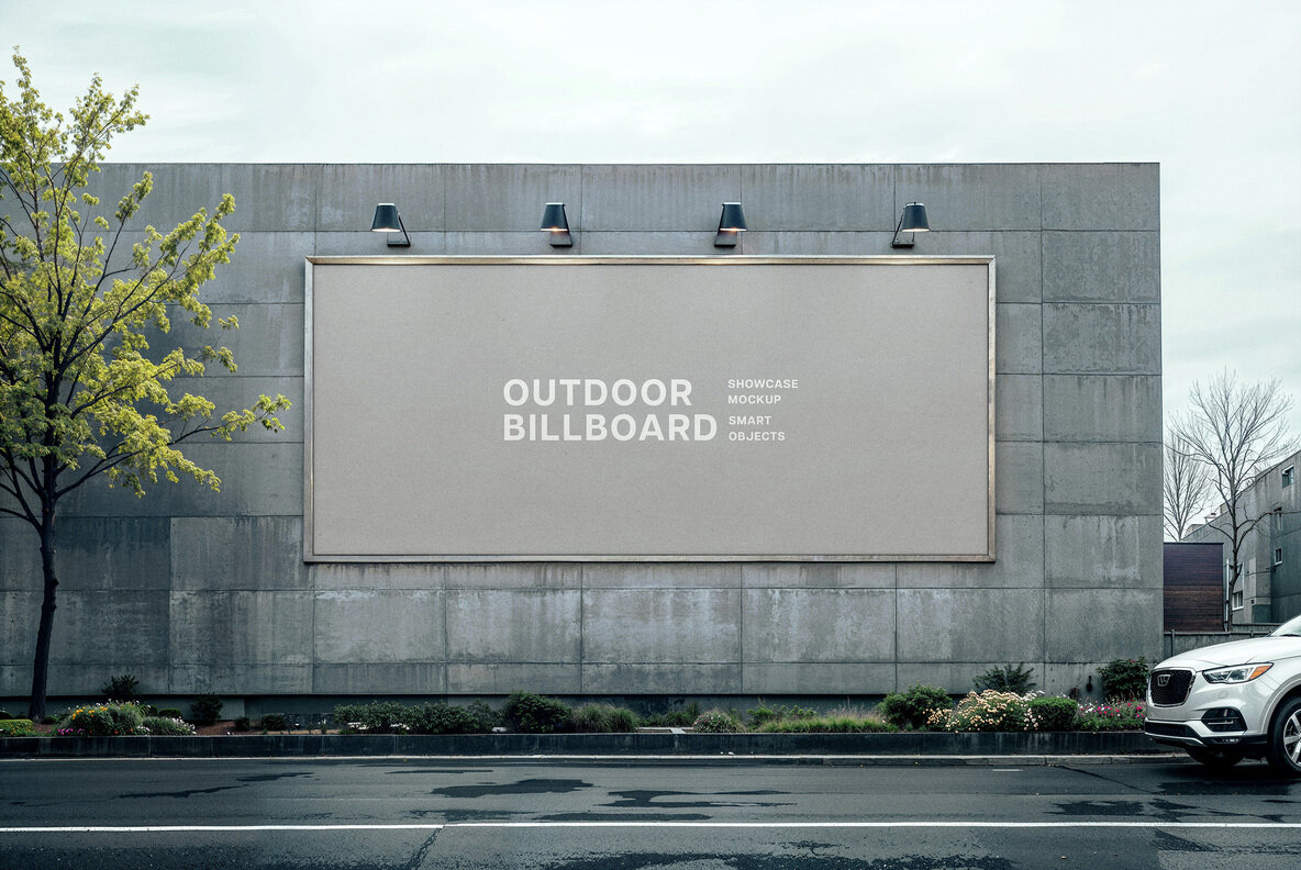 Roadside Billboard Mockup 4