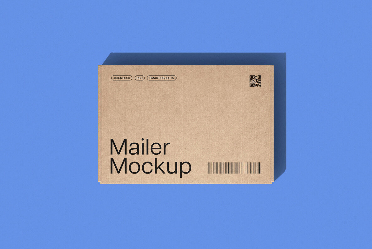 Mailer Box Mockups Set 2