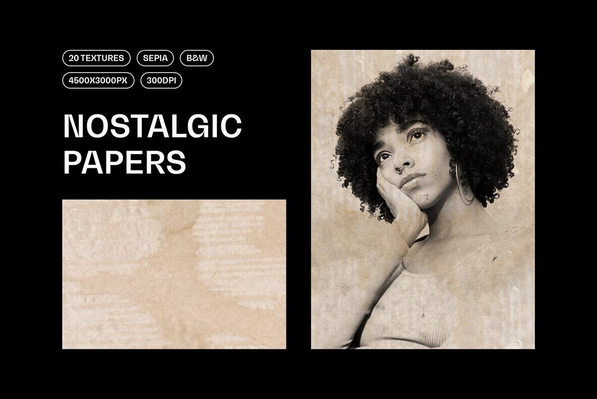 Retro Paper Overlays 1