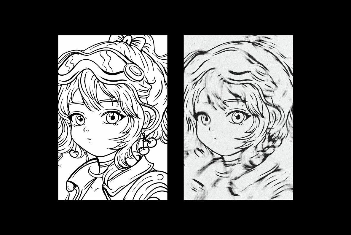 Comic Halftone Motion Photo Effect 2