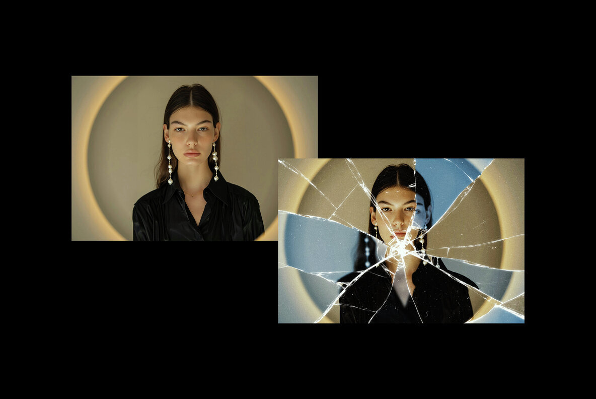 Broken Glass Photo Effect 3