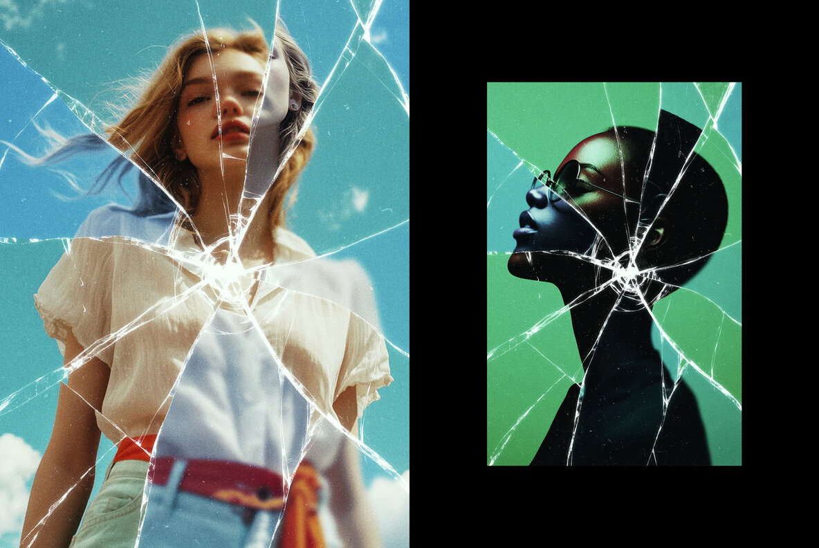 Broken Glass Photo Effect 6