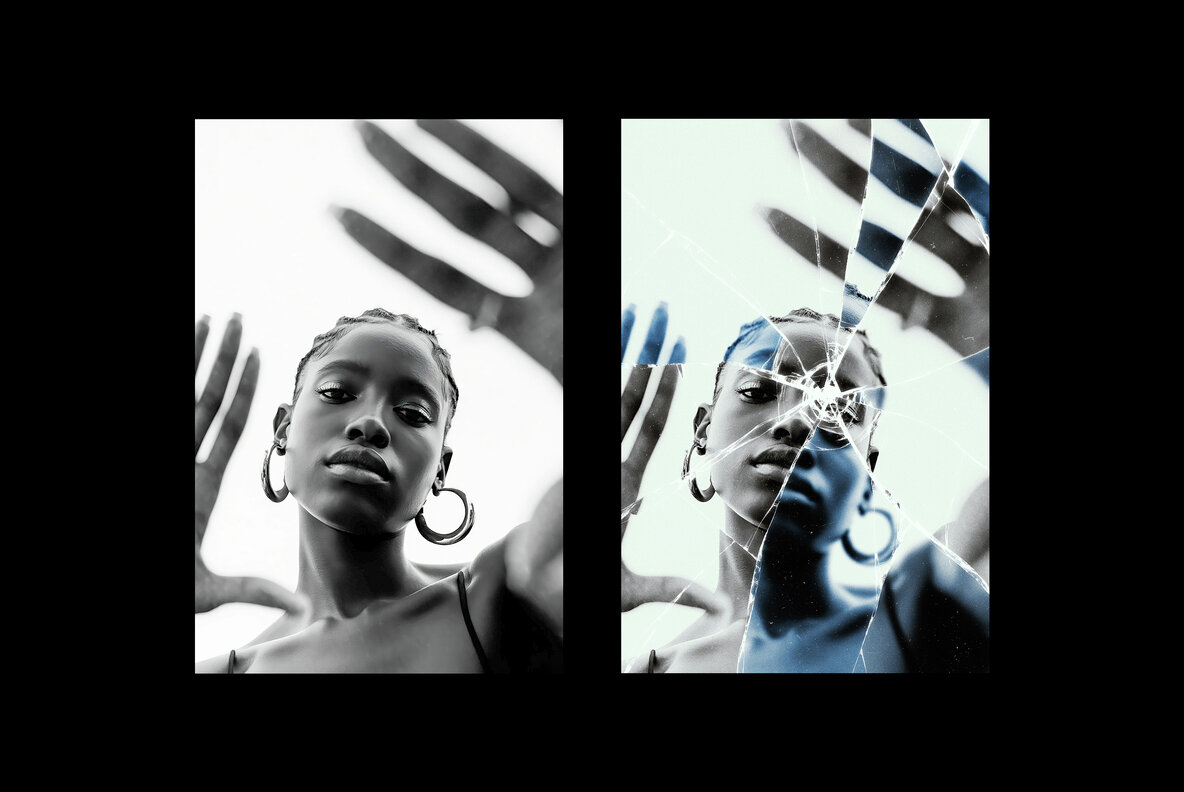 Broken Glass Photo Effect 7