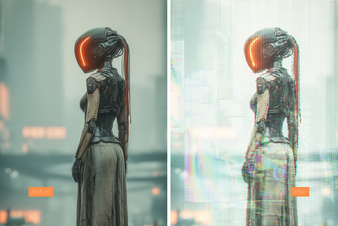 Glitch Distortion Photo Effects 4