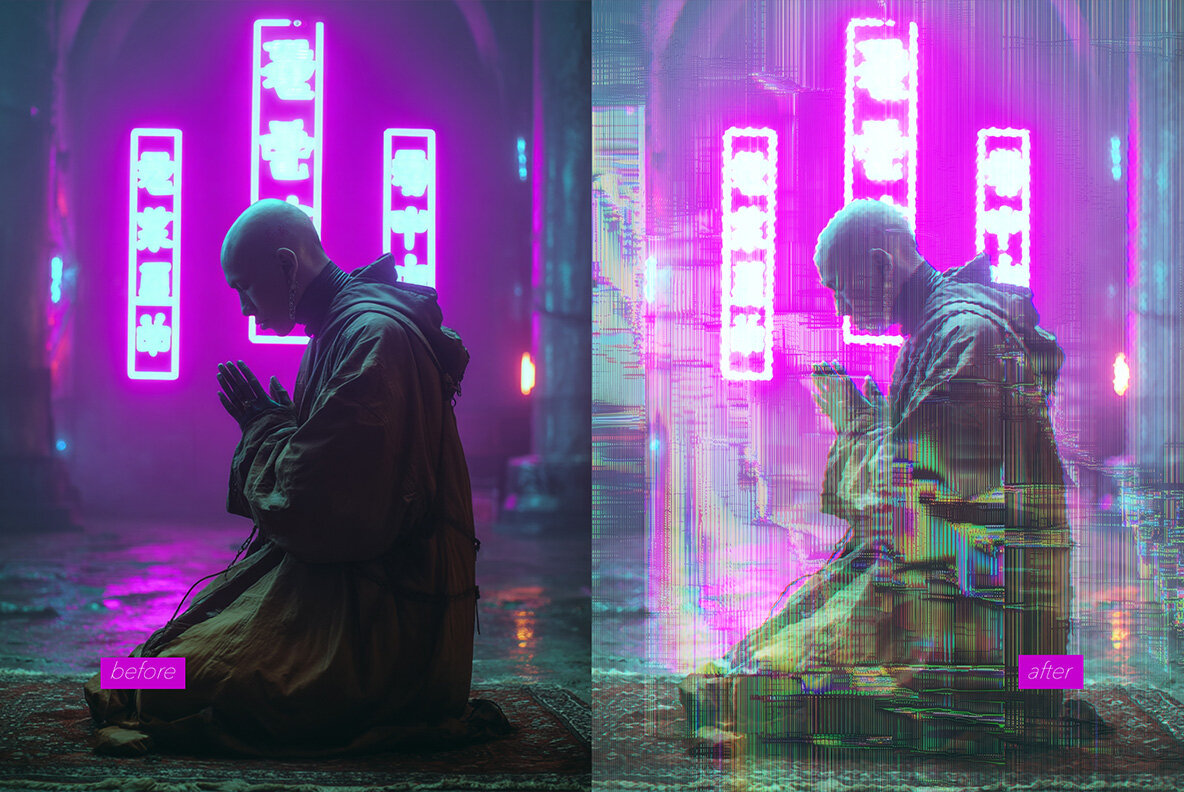 Glitch Distortion Photo Effects 5