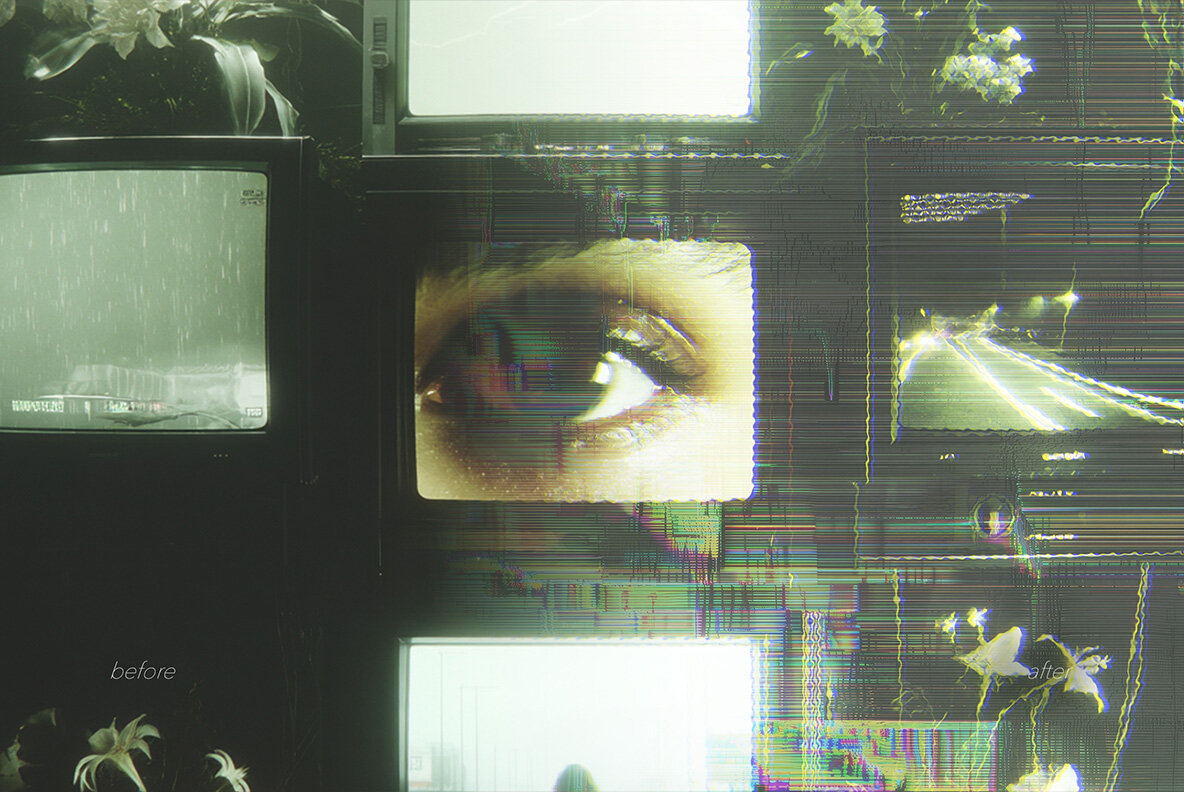 Glitch Distortion Photo Effects 6