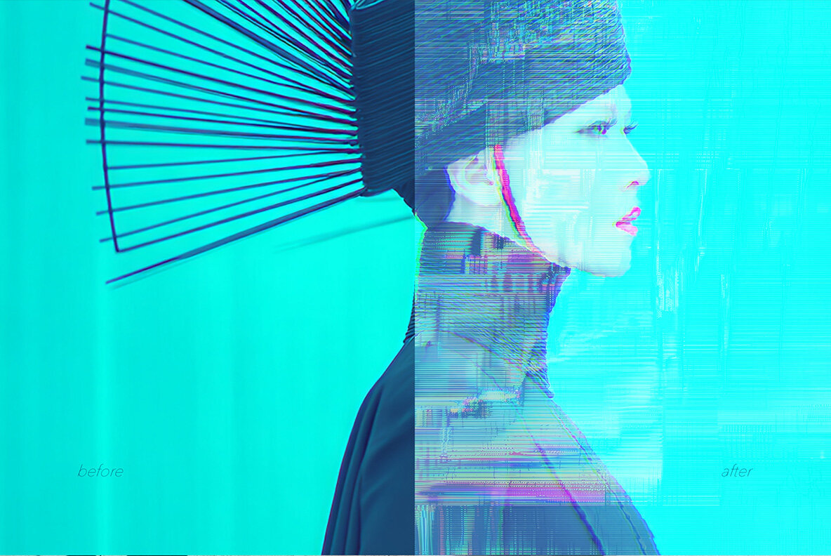 Glitch Distortion Photo Effects 9