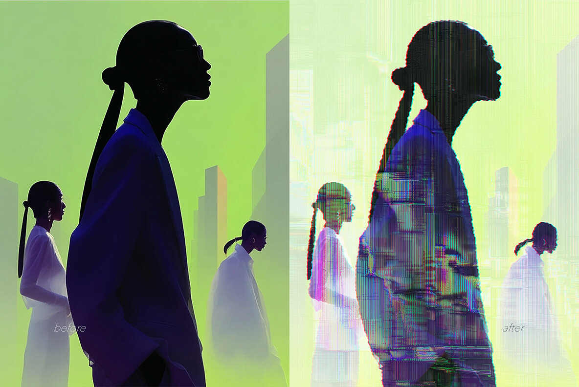 Glitch Distortion Photo Effects 10