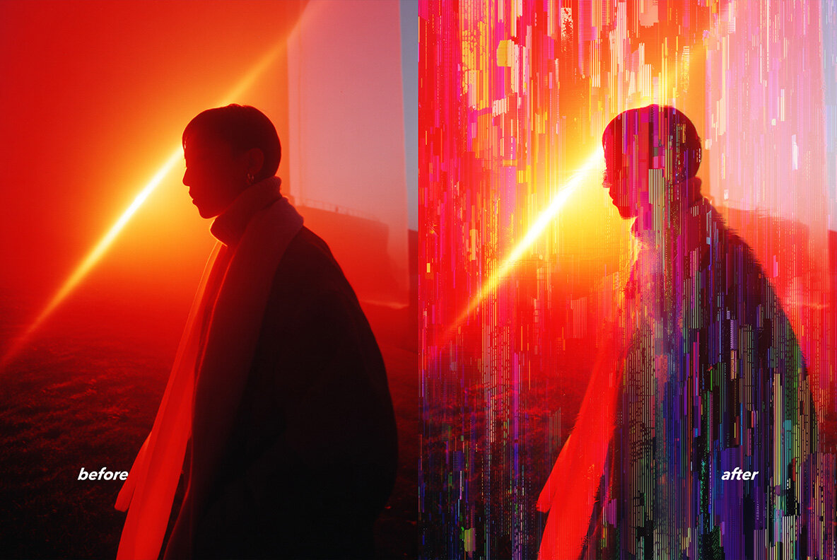 Glitch Distortion Photo Effect 5