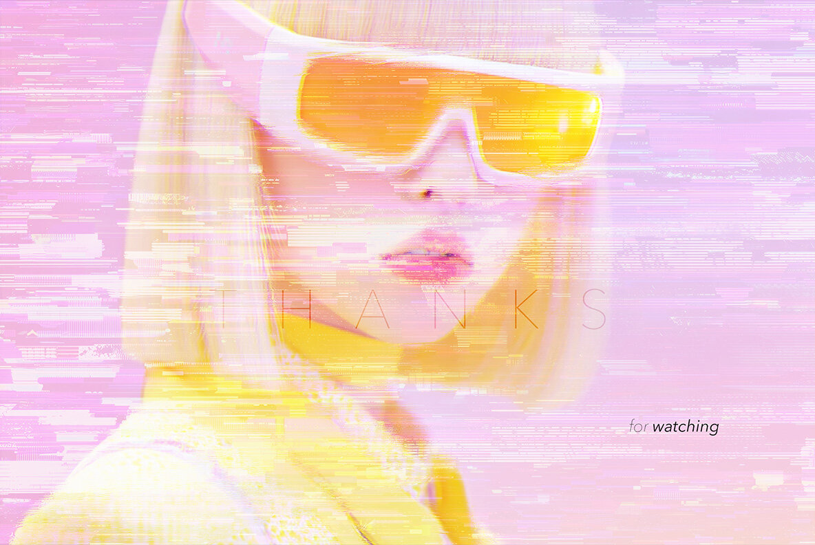 Glitch Distortion Photo Effect 11