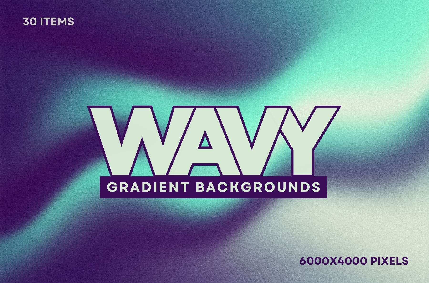 30 Wavy Gradient Backgrounds 1