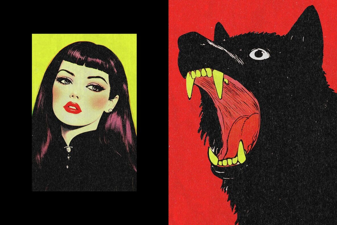 Retro Kraft Print Effect 6