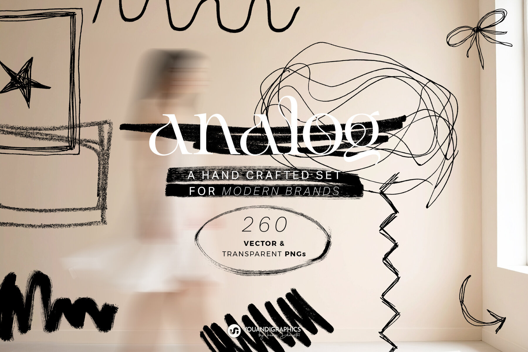 Analog Hand Drawn Elements Set 1