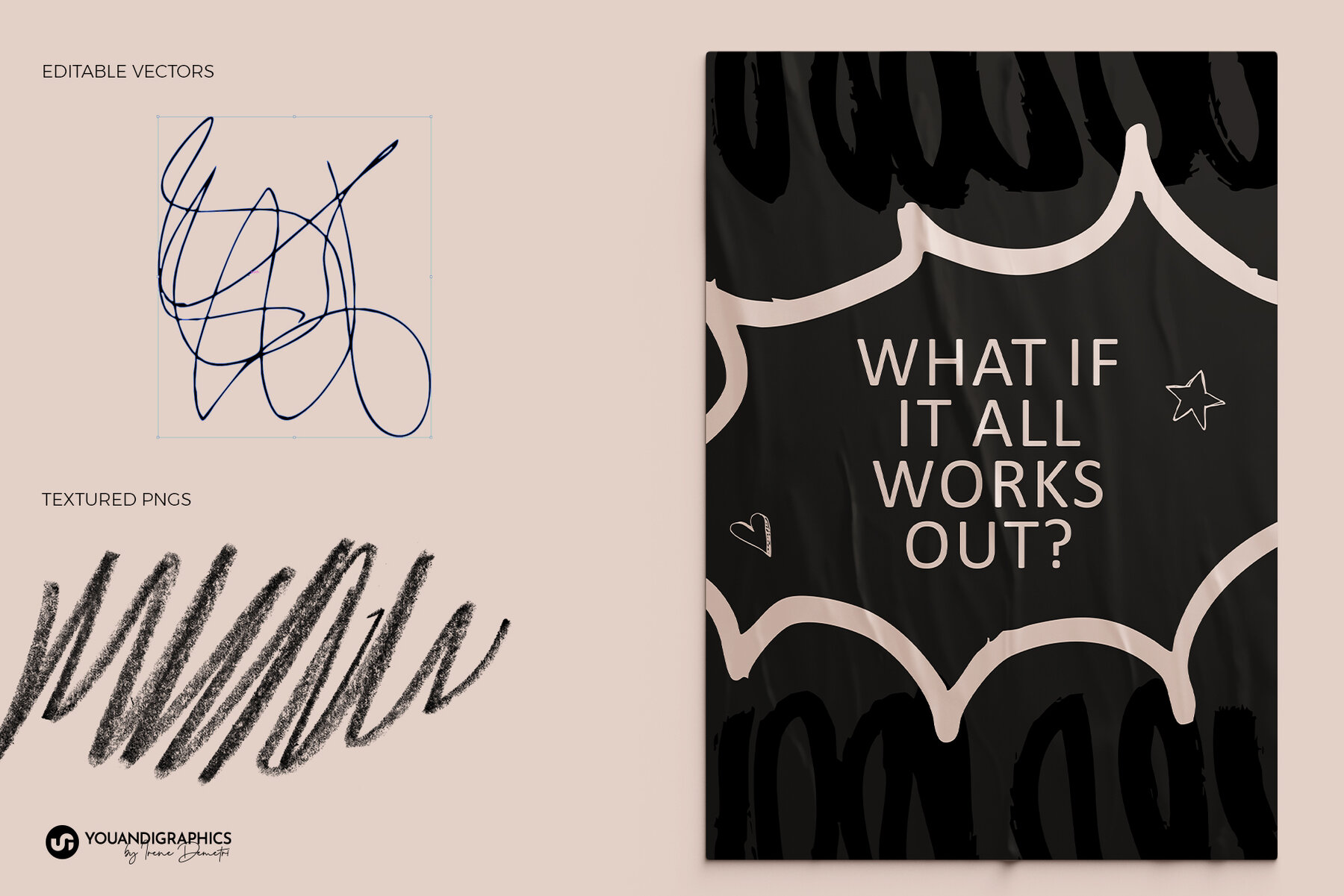 Analog Hand Drawn Elements Set 8