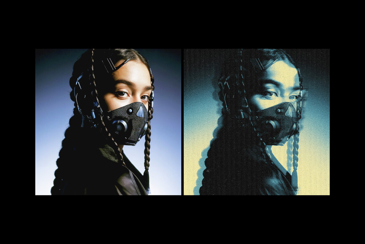 Acid Distortion Photo Effect 4