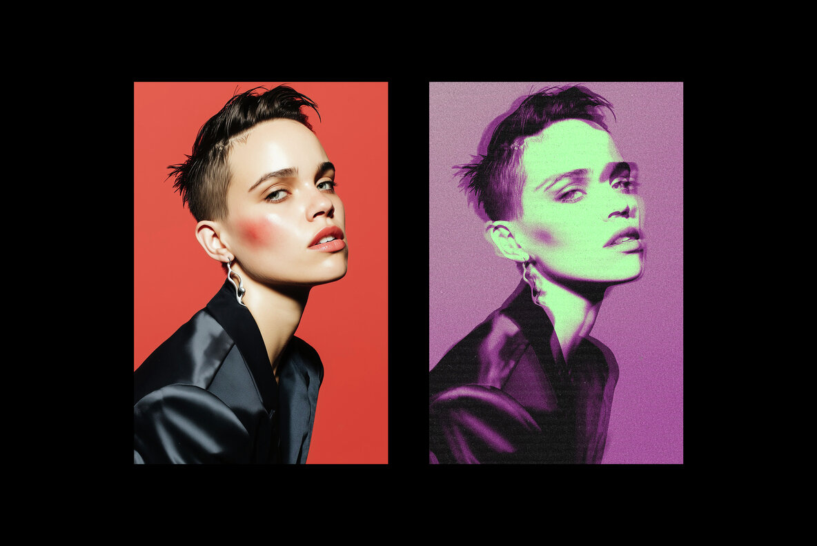 Acid Distortion Photo Effect 7