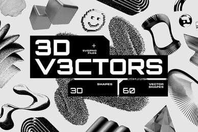 3D V3ctors   60 Vector Shapes