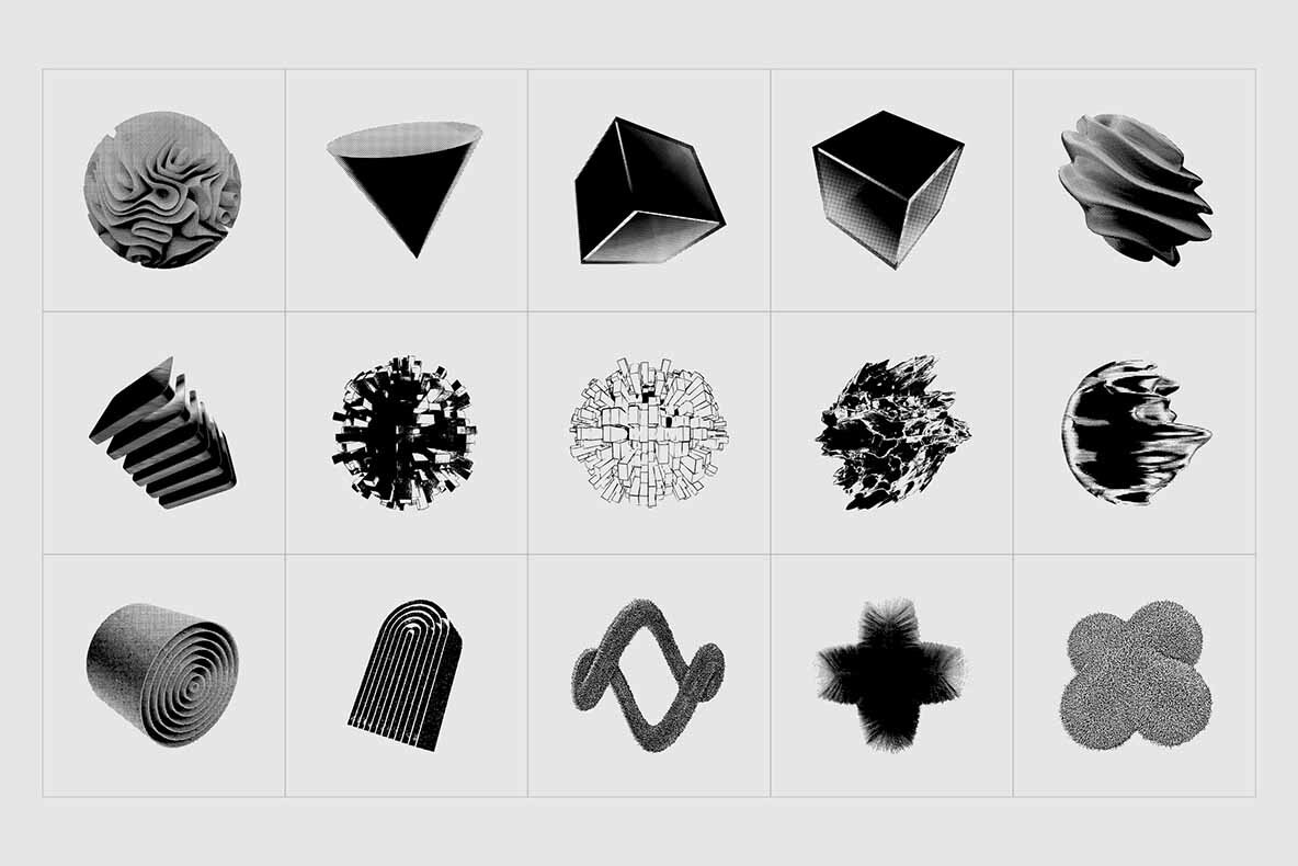 3D V3ctors   60 Vector Shapes 6