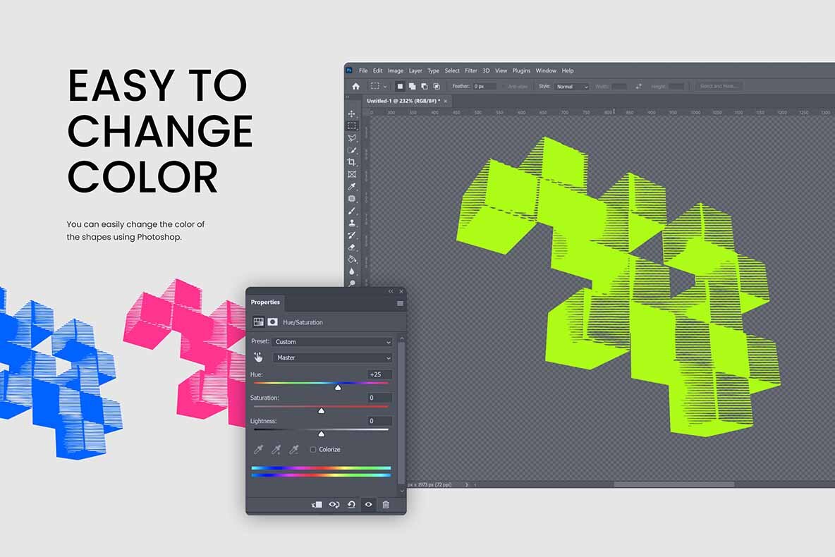 3D V3ctors   60 Vector Shapes 7