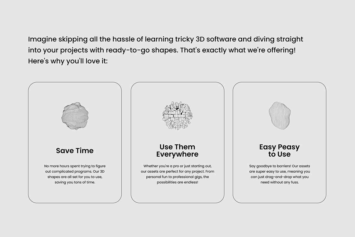 3D V3ctors   60 Vector Shapes 11