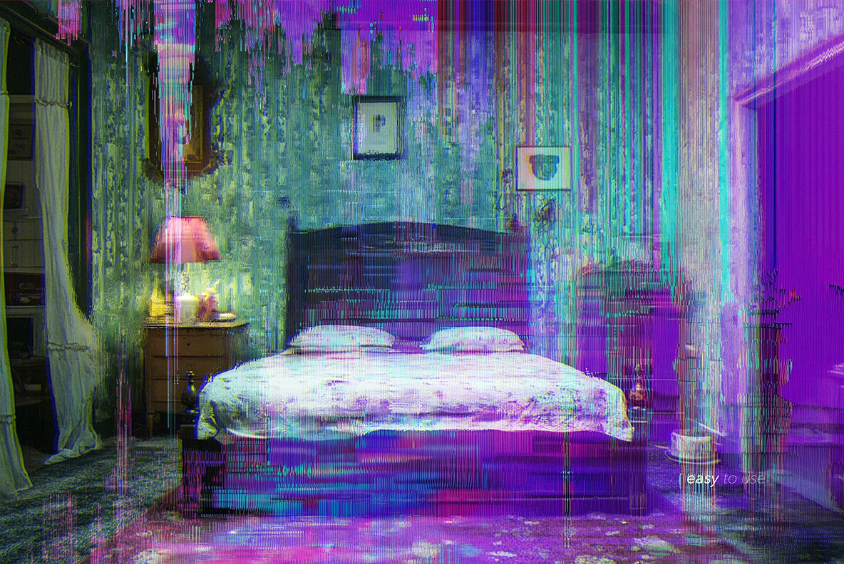 Glitch Distortion Photo Effects 3