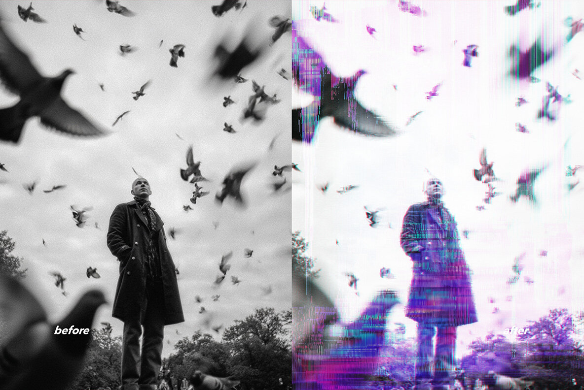 Glitch Distortion Photo Effects 5