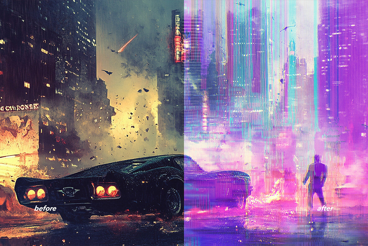 Glitch Distortion Photo Effects 7