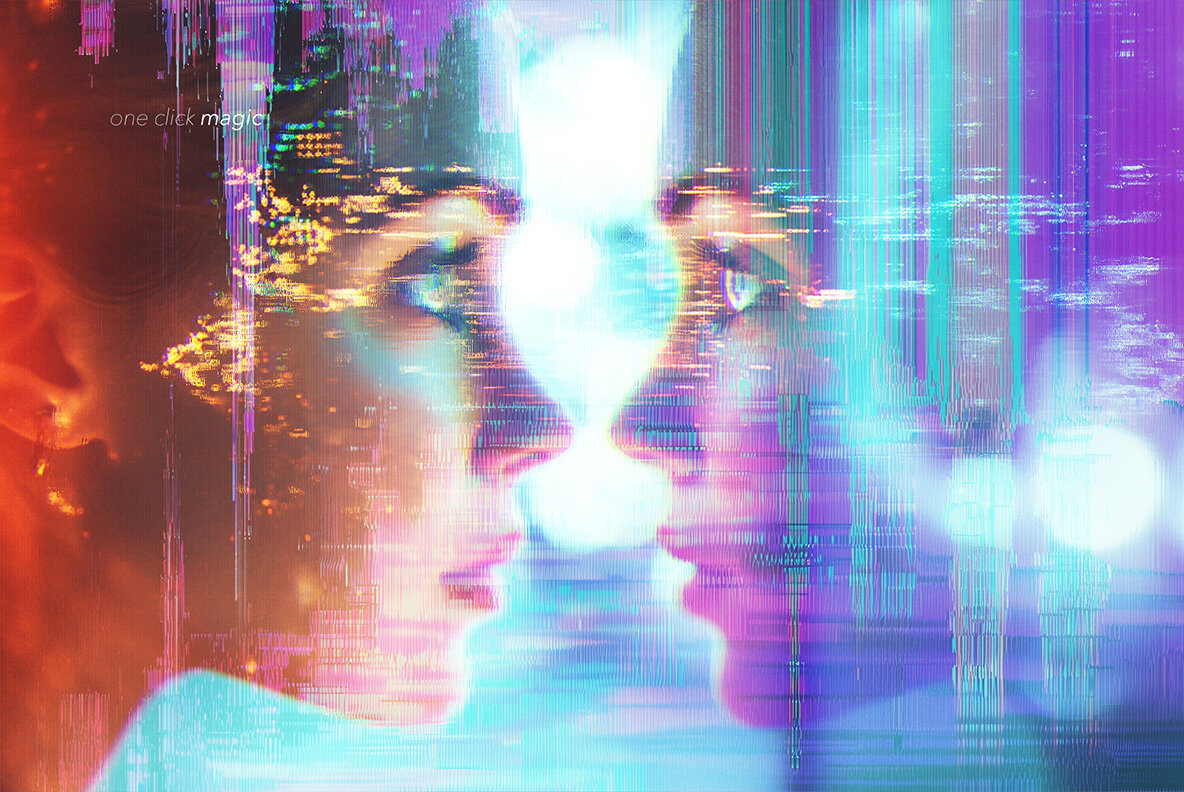 Glitch Distortion Photo Effects 8