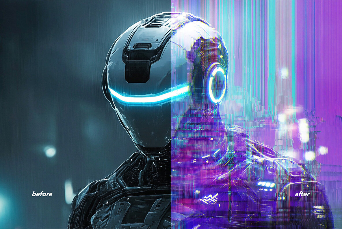 Glitch Distortion Photo Effects 9