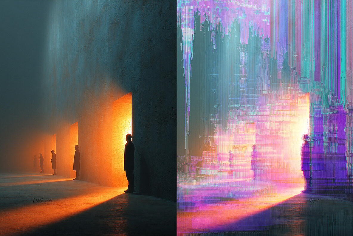 Glitch Distortion Photo Effects 10