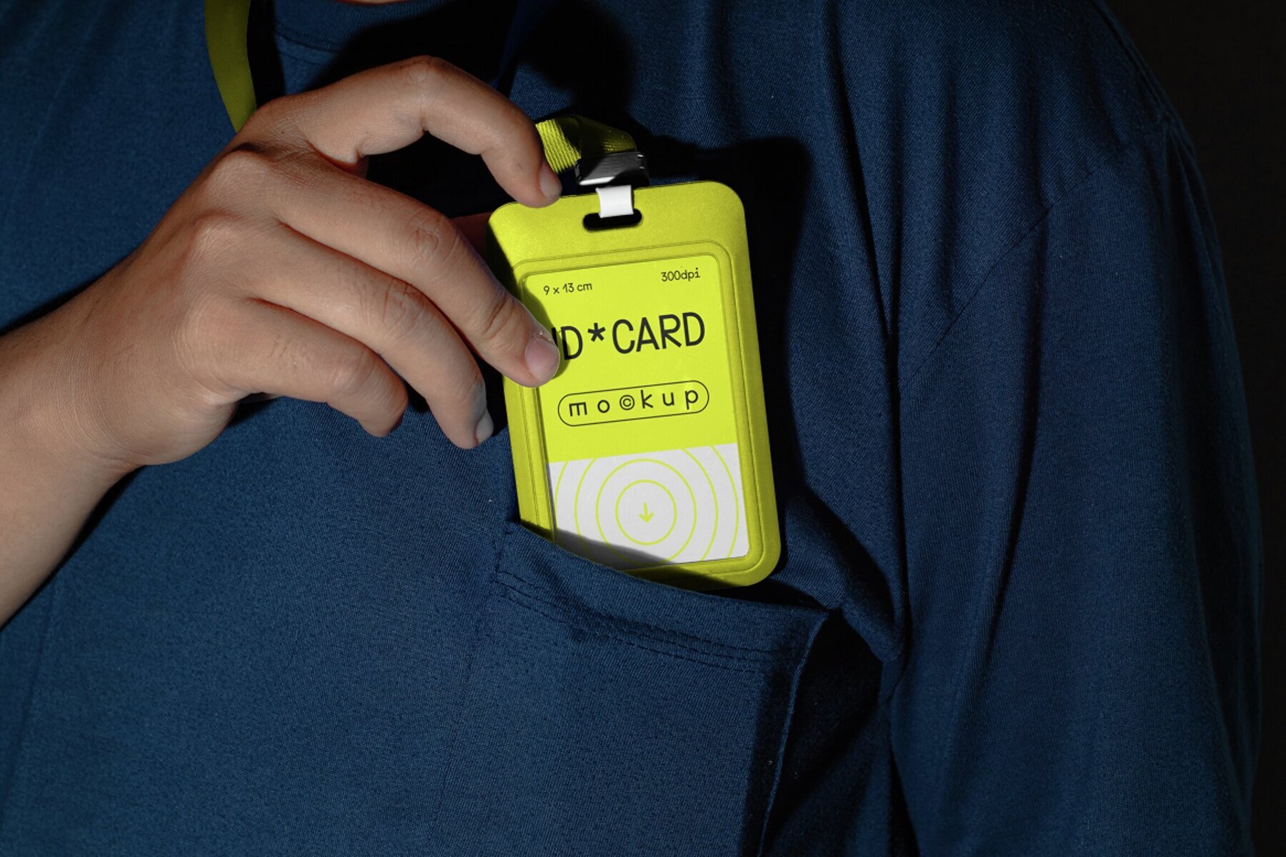 3 Realistic Scene City Corner Edition ID Card Mockup   VOL 2 2