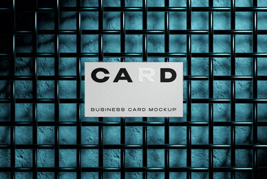 Industrial Business Card Mockup