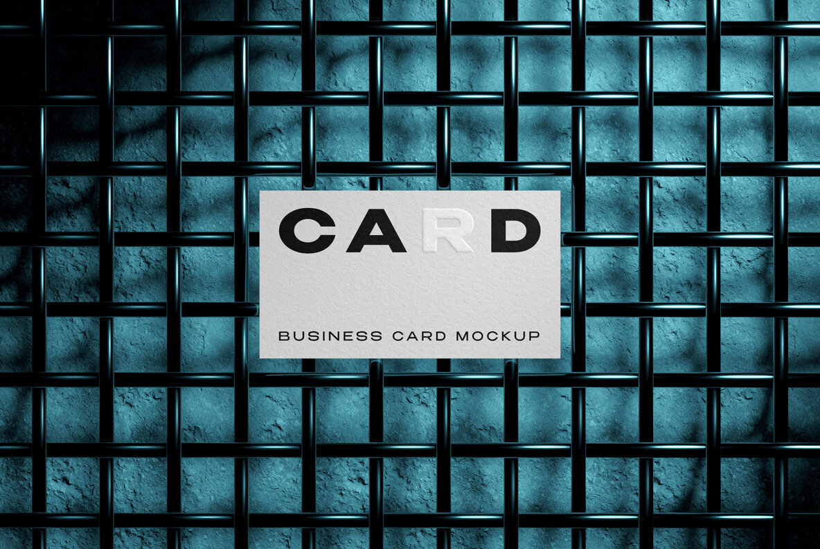 Industrial Business Card Mockup 1