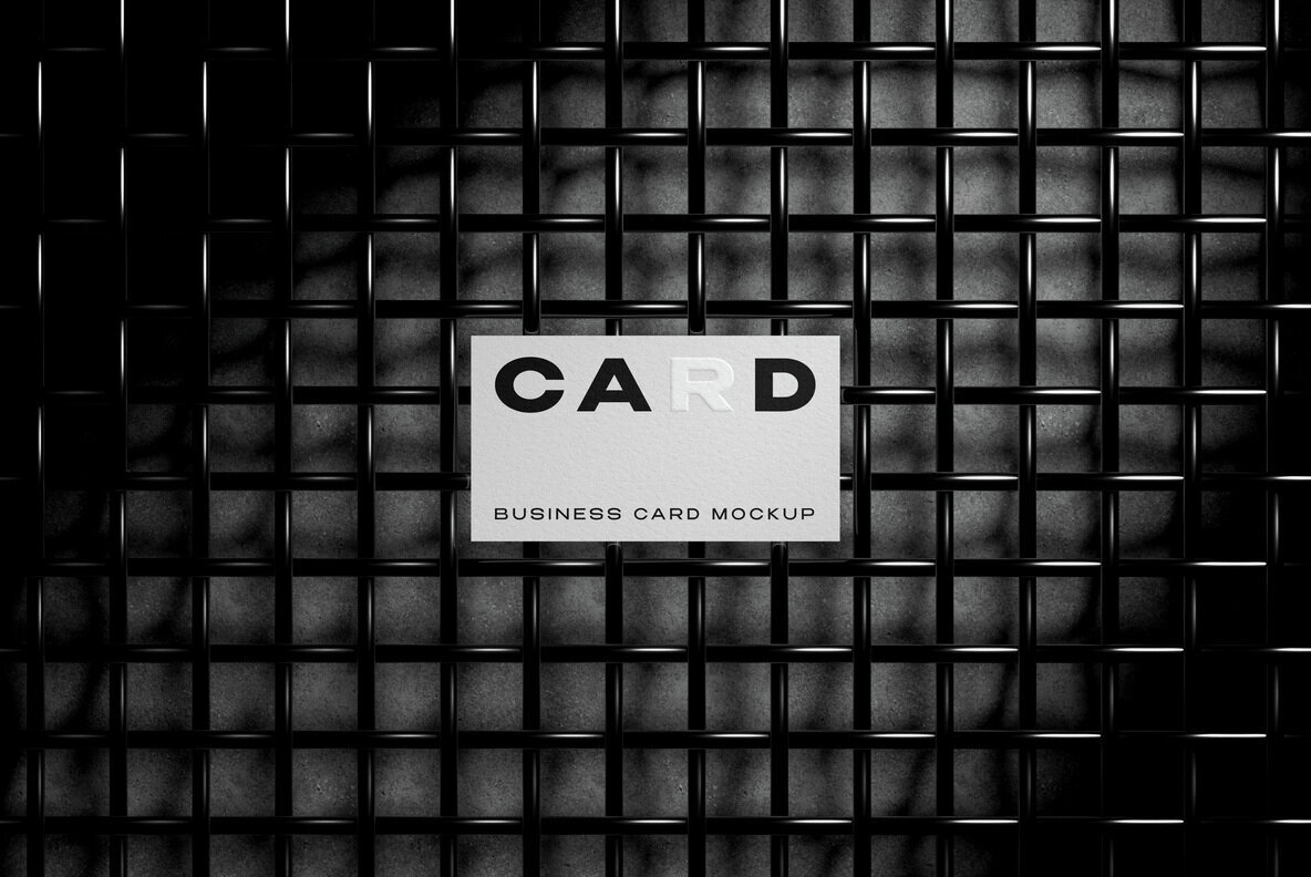 Industrial Business Card Mockup 2