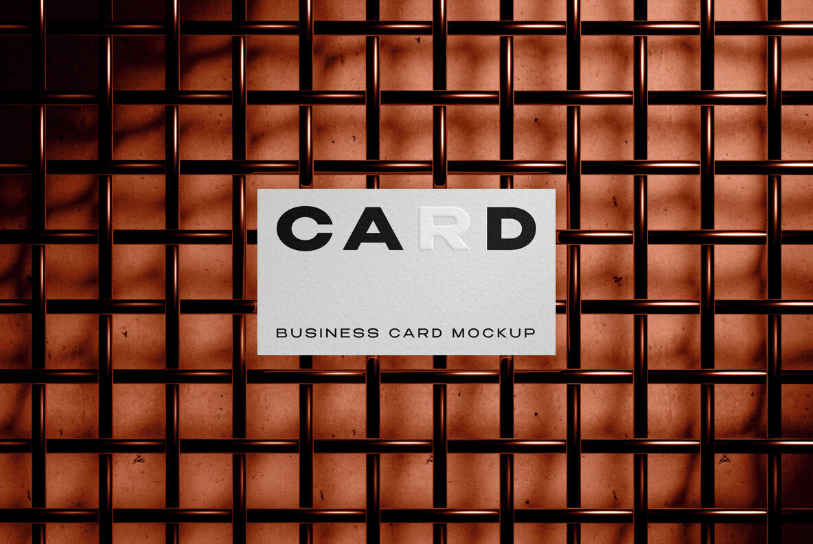 Industrial Business Card Mockup 3